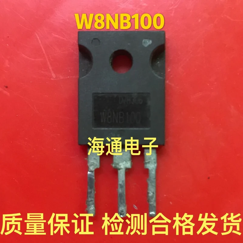 

10pcs/lot Original Used Goods STW8NB100 W8NB100 MOSFET N-CH 1000V 8A TO-247-3 High power large chip transistor