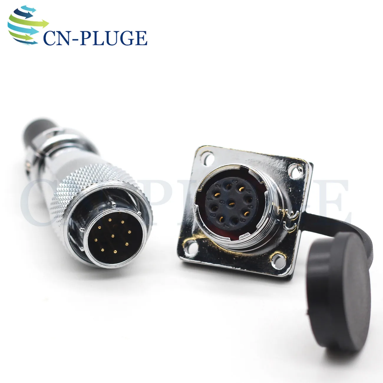 9-контактный металлический авиационный водонепроницаемый разъем серии WS16