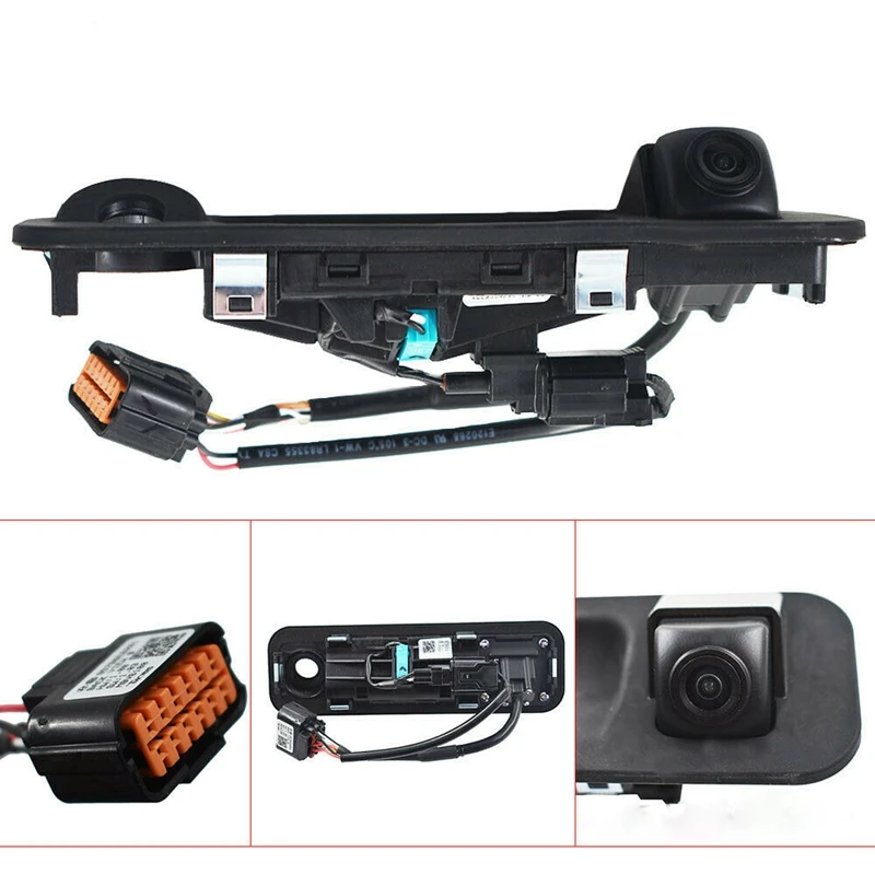 

Car Rear View Backup Camera Tailgate Handle Camera Night Vision for Hyundai Sonata 2015-2016-2017 95766-E6201 95766E6201