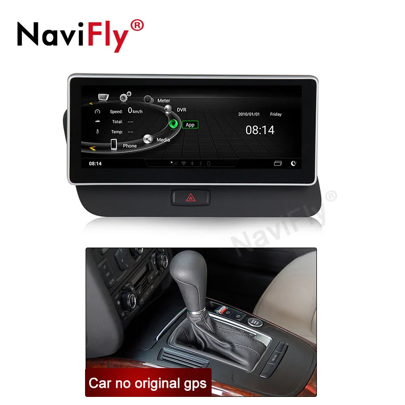 car no original GPS New! 4G LTE 3+32G Android 7.1 Car dvd radio audio player GPS Navigaiton for Audi Q5 2009 2010 2011 2012 2013 - Цвет: car no original GPS