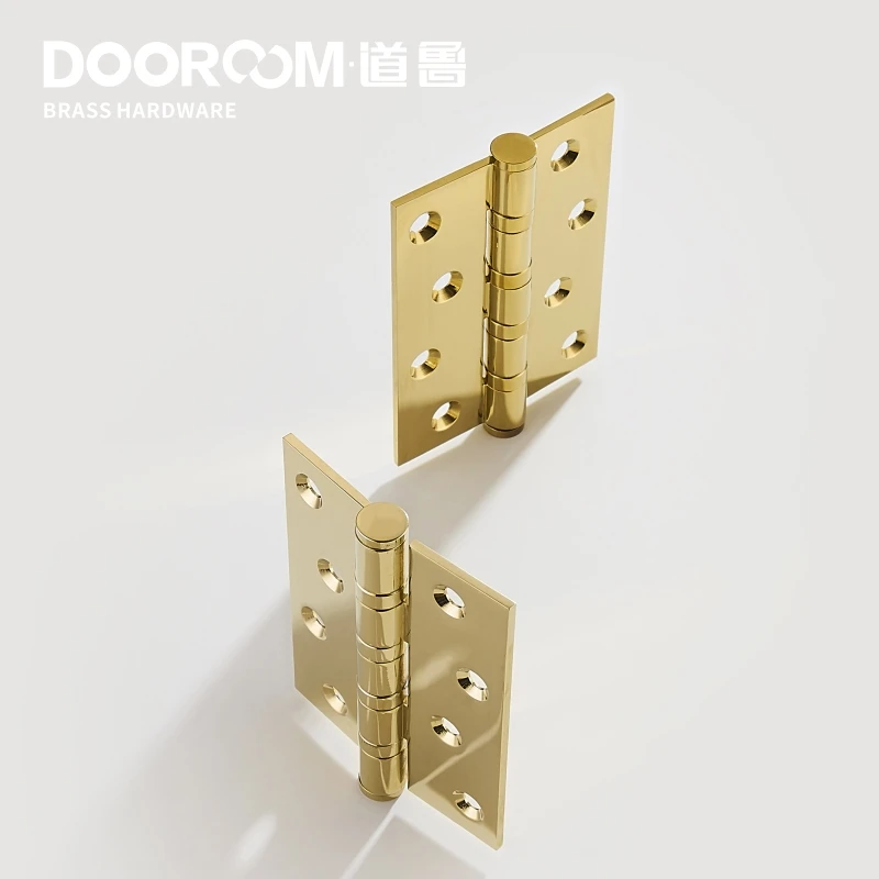 Одна часть-Dooroom латунные толстые подшипниковые петли " x 3" x 3 мм, " x 3" x 3 мм двери из цельного дерева Американский черный золотой немой петли с винтами