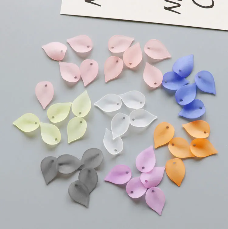 20 шт Diy аксессуары для ожерелья и сережек ручной работы лепестки из мультфильма