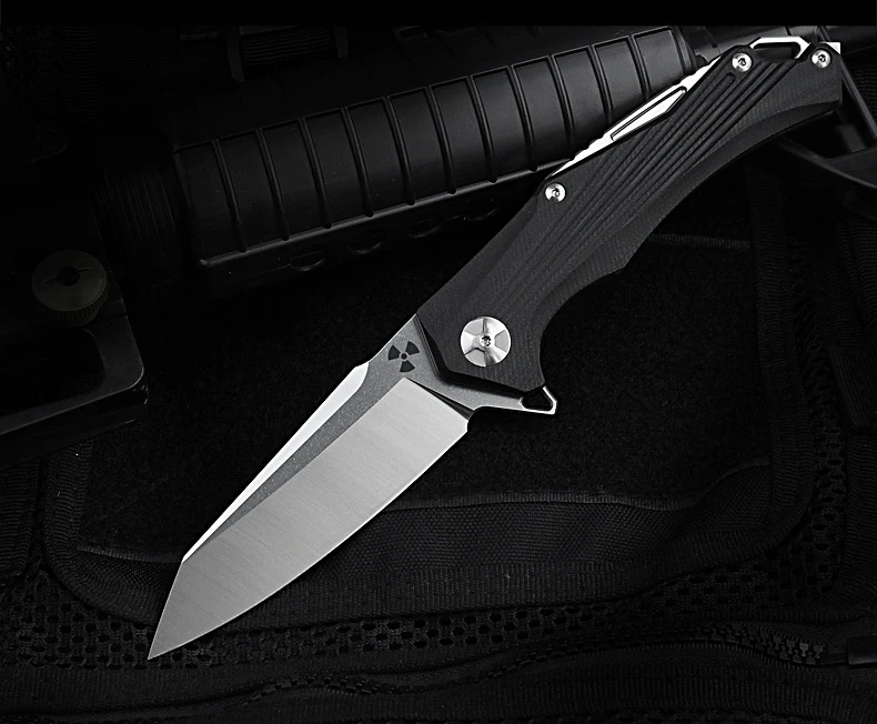 Складной нож MIKER Flipper карманный резец из стали D2 лезвие G10 и стальная ручка для