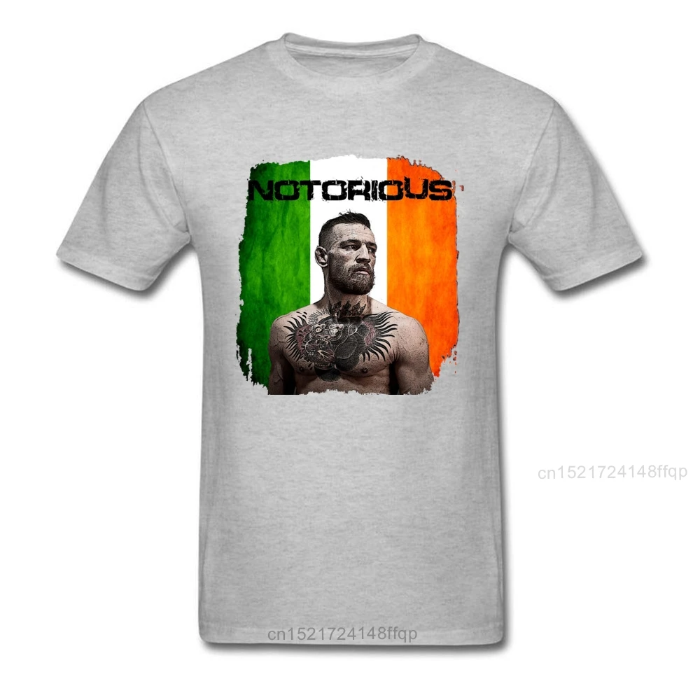 3D пресловутый Конор Макгрегор Мужская футболка MMA черная классная летняя одежда