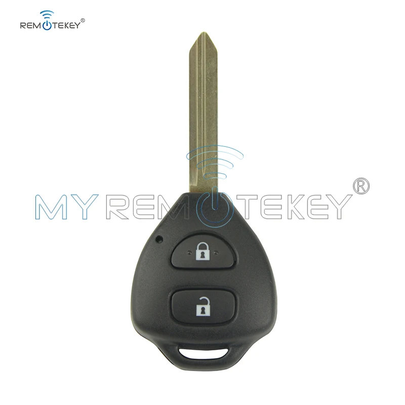 Дистанционный ключ Remtekey для Toyota Auris Corolla Verso Yaris 2 кнопки 434 МГц Toy47 с чипом 4D70 2009 2010