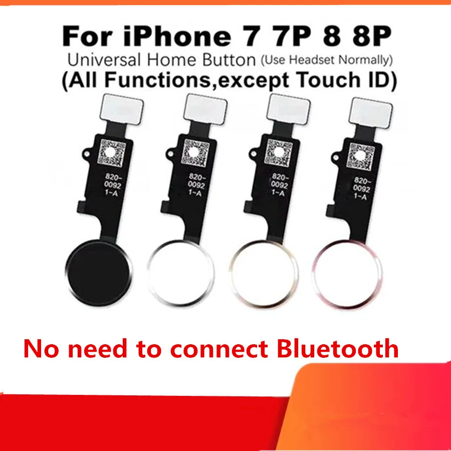 Новые универсальные JC кнопку &quotдомой&quot для iphone 7/7 Plus/8/8 Plus Главная Кнопка Flex в