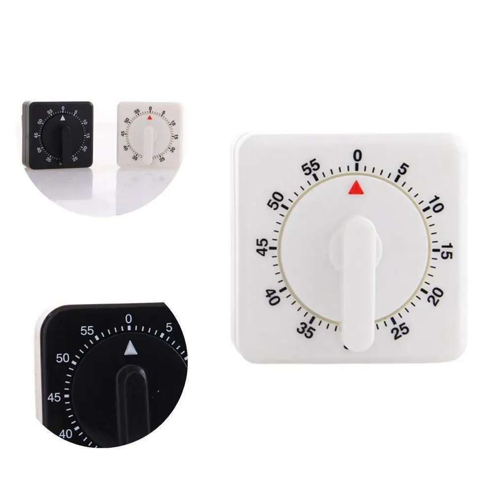 Mechanical Timer Plastic Kitchen Efficient Easy Read Durable Loud Sound | Timers