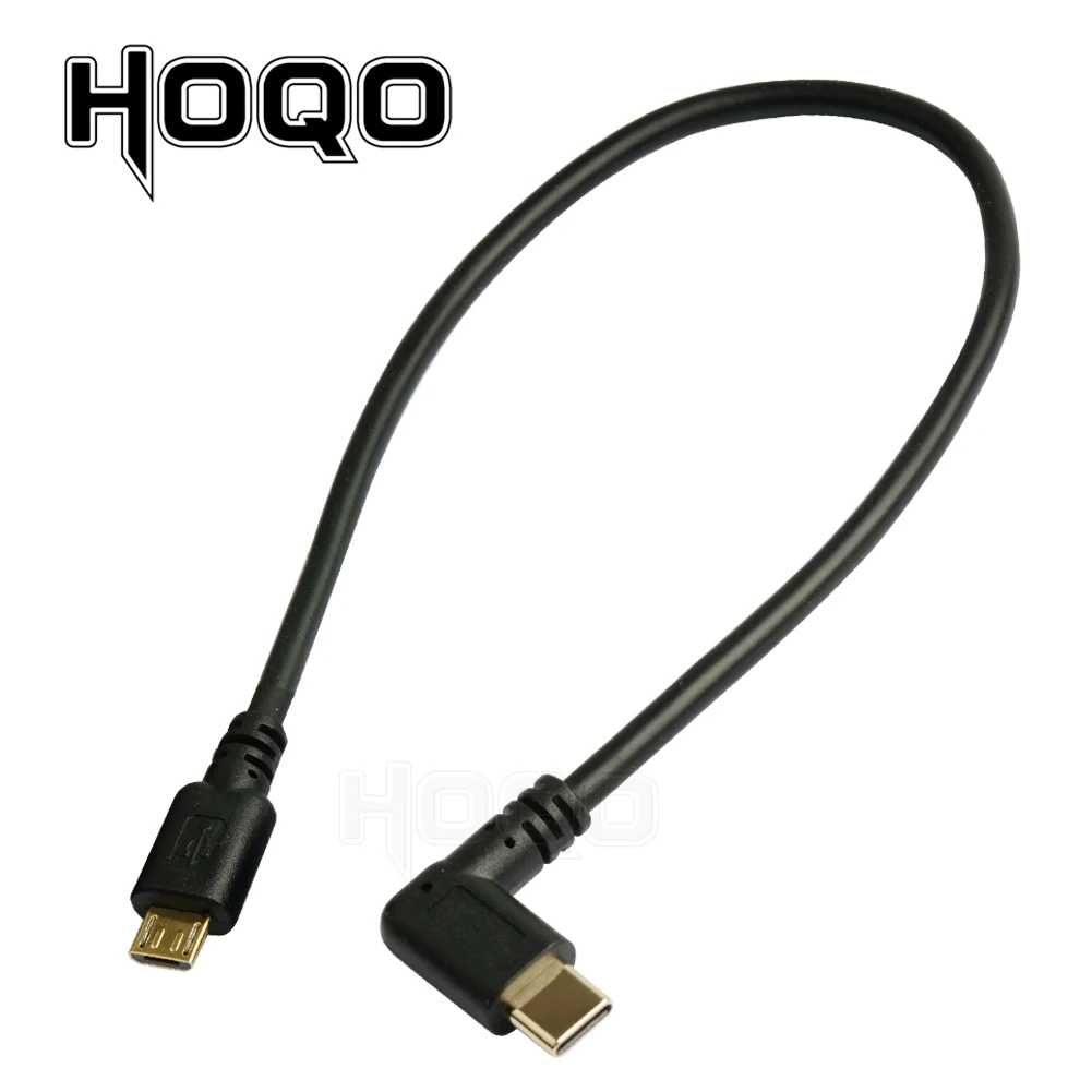 Micro Mini USB to Type c Male Elbow 3.1 C 2.0 OTG Data Adapter Converter Charging Cable 25cm | Компьютеры и офис