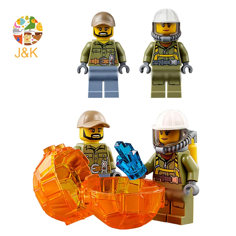 60121 185 шт городской серии внедорожные Приключения модель автомобиля строительные