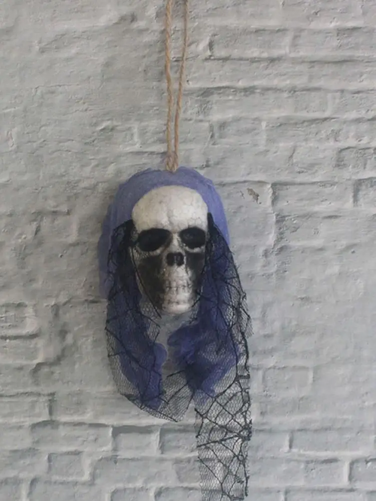 Украшение на Хэллоуин череп подвесной Призрак для дома с привидениями Мрачный
