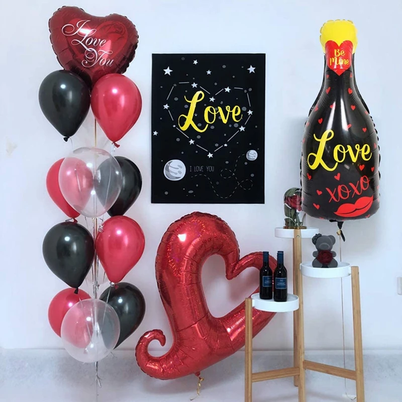 Винная бутылка фольгированные шары чашка для виски пива воздушный шар с гелием