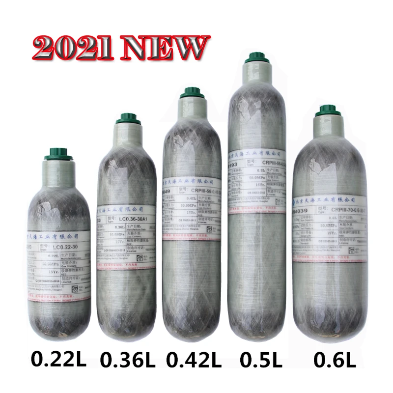 Газовый баллон из углеродного волокна 300 бар 30 мпа 35 МПа 4500 фунт силы/дюйм для