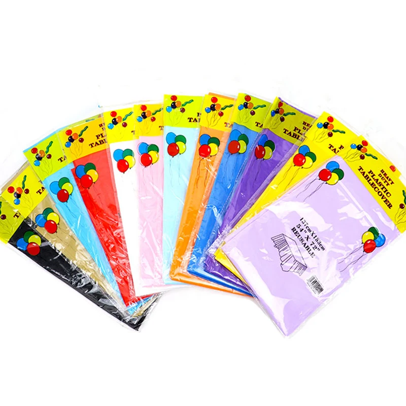 Экологичная одноразовая пластиковая скатерть для вечеринки свадьбы столовая