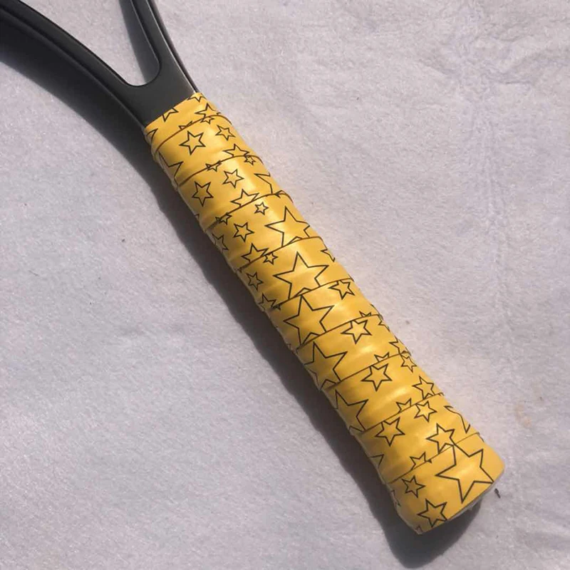 1 шт. 2020 зарсия НОВАЯ тонкая липкая Теннисная ракетка овергрип звезда шаблон