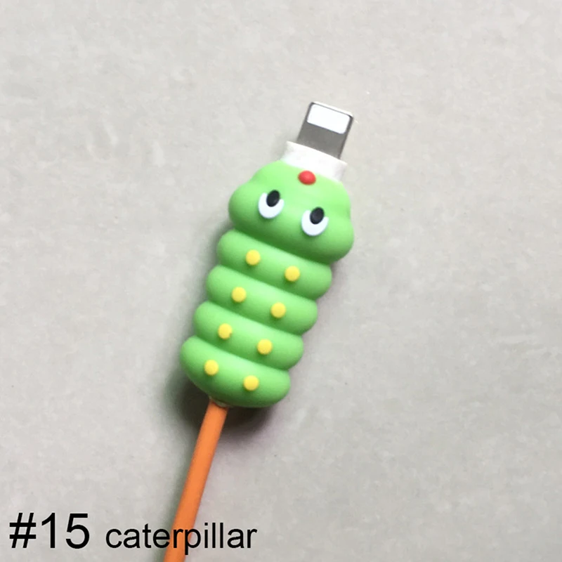 1 шт. протектор шнура передачи данных для iPhone зарядный кабель USB зарядное