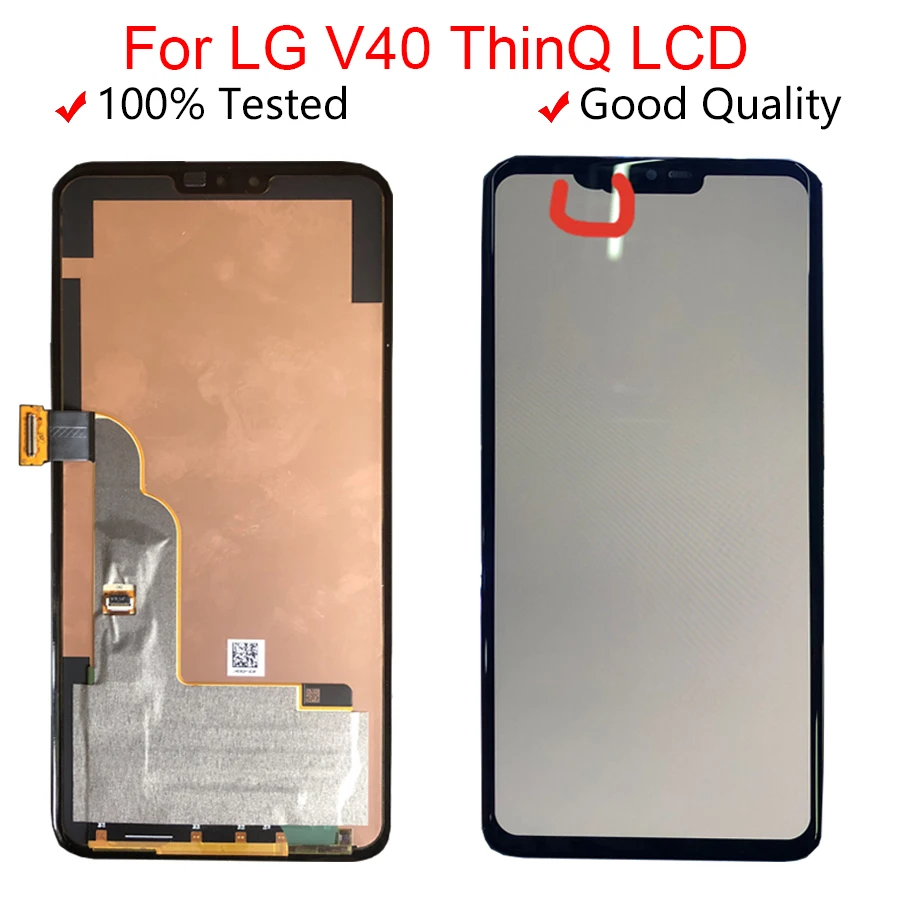 100% OrigiFor LG V40 ЖК дисплей для LGV40ThinQ V50 ThinQ 5G группа черным пятнышком Дисплея