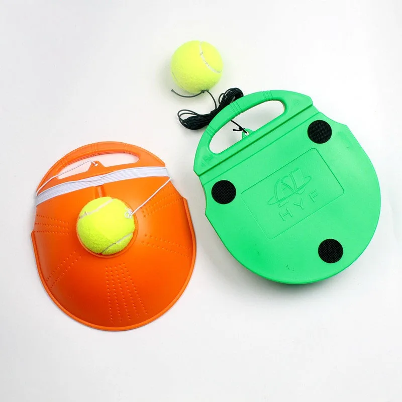 1set Self-study Sparring Device Tennis Base with Rebound Rope Ball Trainer Equipment Heavy Duty Solo Training Aids Tool | Спорт и