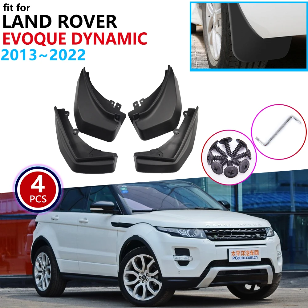 

Mudflap Mudguard Fender For Land Rover Evoque Dynamic Range Rover 2013~2022 2014 Front Rear Mud Splash Guards Car Accessories