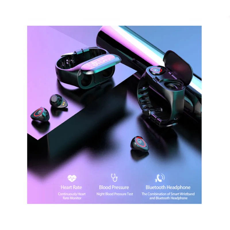 M1 новейший монитор сердечного ритма женские умные часы мужские с мини Bluetooth