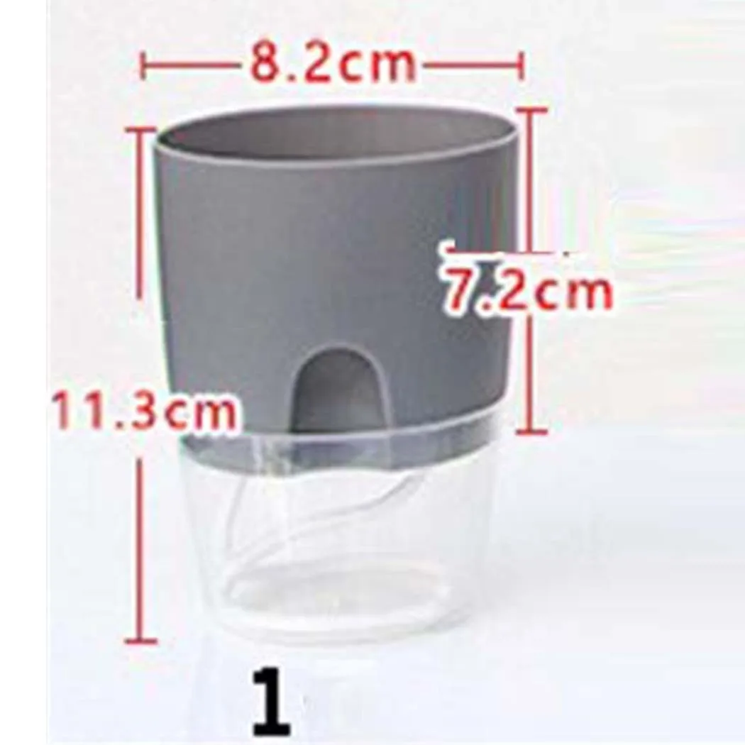 

Office Decoration Flower Pots Plastic Indoor Plant Pot Self Watering Square