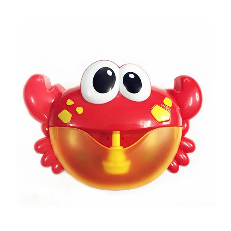 

Baby Bath Bubble Machine Crabs Ducks Toys Kids Toy Bathtub Soap Automatic Bubble Maker Baby Bathroom Toy for Children Gifts