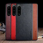 Чехол для Sony Xperia 5 iii, роскошный винтажный кожаный чехол с карманом для телефона Sony Xperia 5 iii, чехол coque