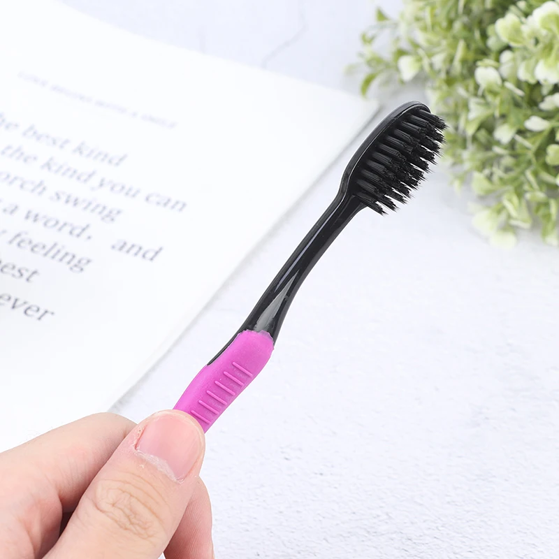

4Pcs/Pack Bamboo Toothbrush Charcoal Toothbrush of Dental Oral Care Soft Brush