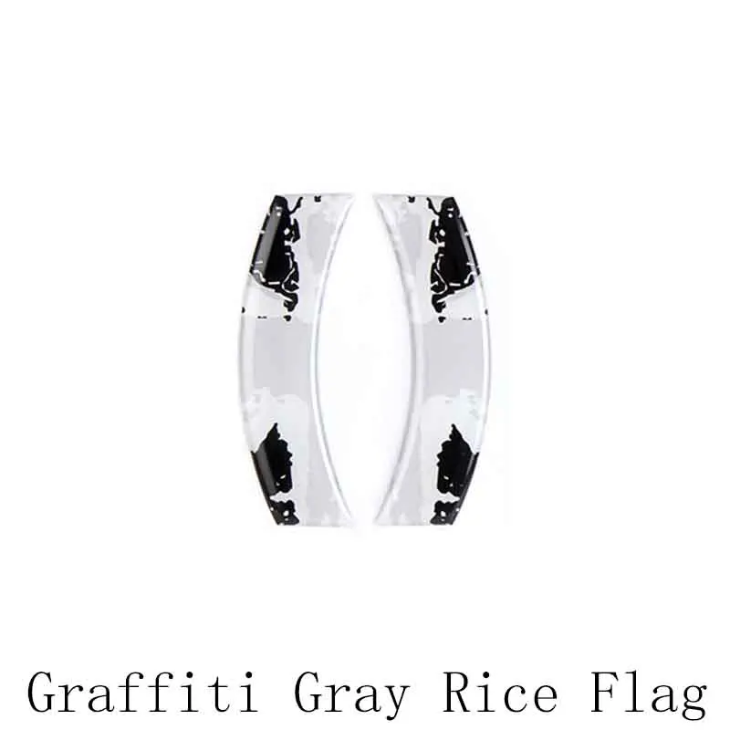 Graffiti Gray rice 1 пара автомобильные подушки с принтом флага Великобритании "Юнион Джек ПВХ Виниловая пленка для оклеивания автомобилей, Управление Панель наклейки Стикеры для MINI COOPER S JCW F55 F54 F60 F56 Countryman автомобильные аксессуары - Название цвета: Graffiti Gray rice