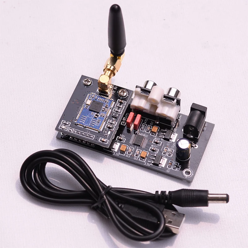 Плата стерео аудиоресивера Bluetooth CSR8675 APTX HD LDAC приемник + декодер PCM5102A DAC