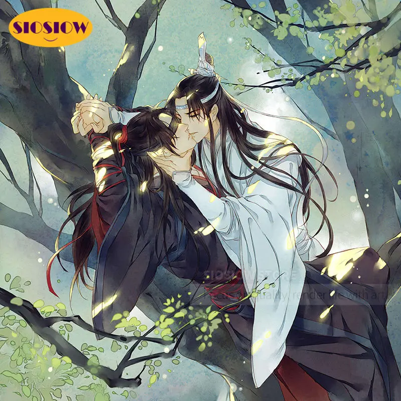 Набор для алмазной вышивки SIOSIOW 5d мозаика из круглых страз с мотивом МО дао ЗУ Ши