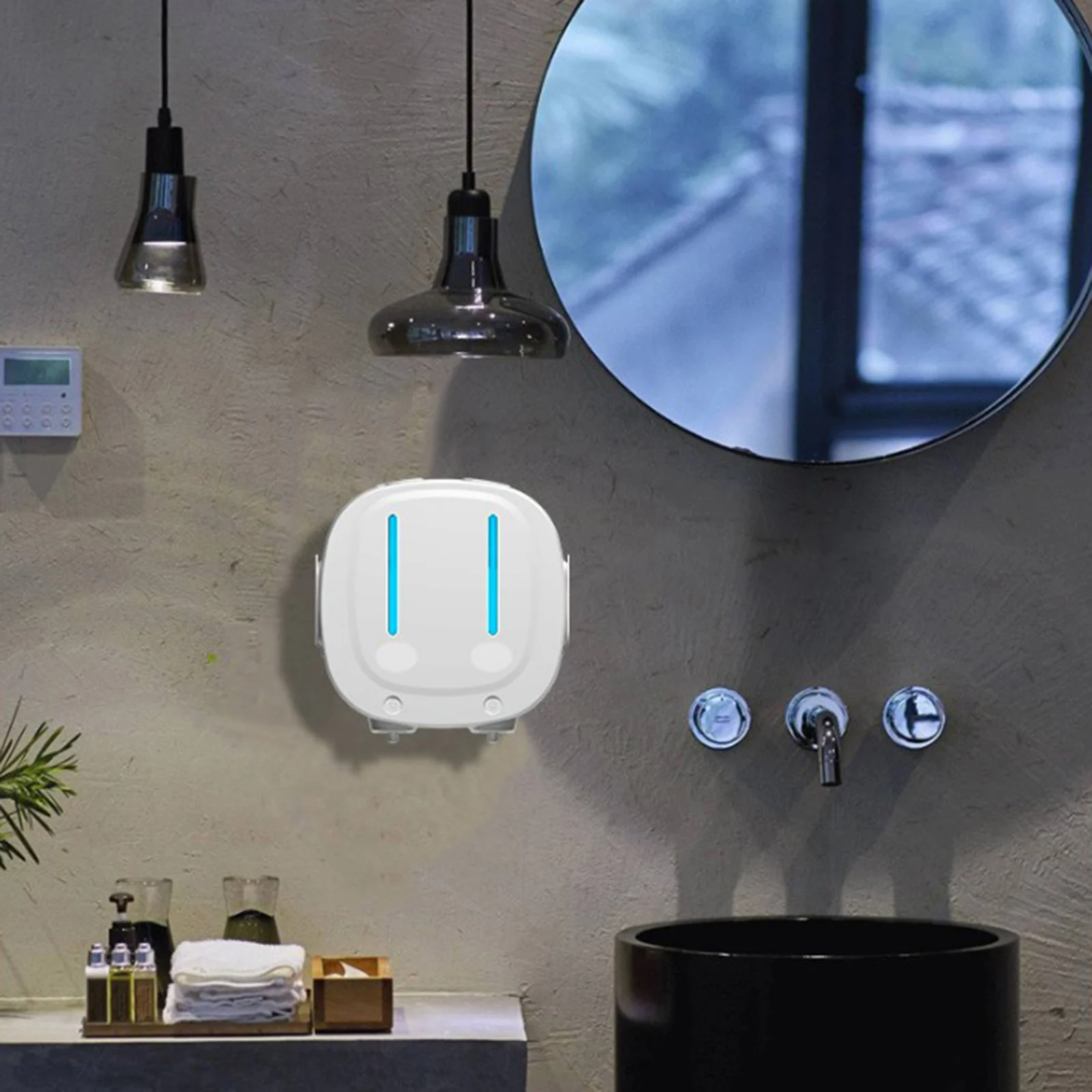 

Wall Mounted Bathroom 550ML Soap Dispenser Mounted Shampoo Liquid Soap Bottle Bathroom Accessories