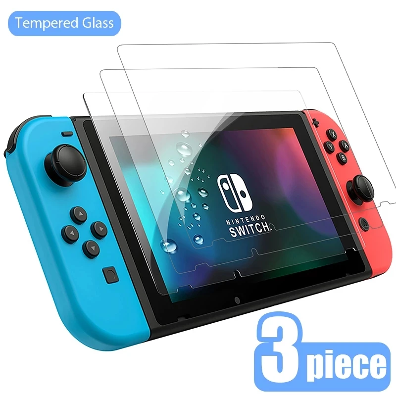 2/3 шт. Защитное стекло для Nintendo Switch закаленное Защита экрана Nintendos Oled Lite NS