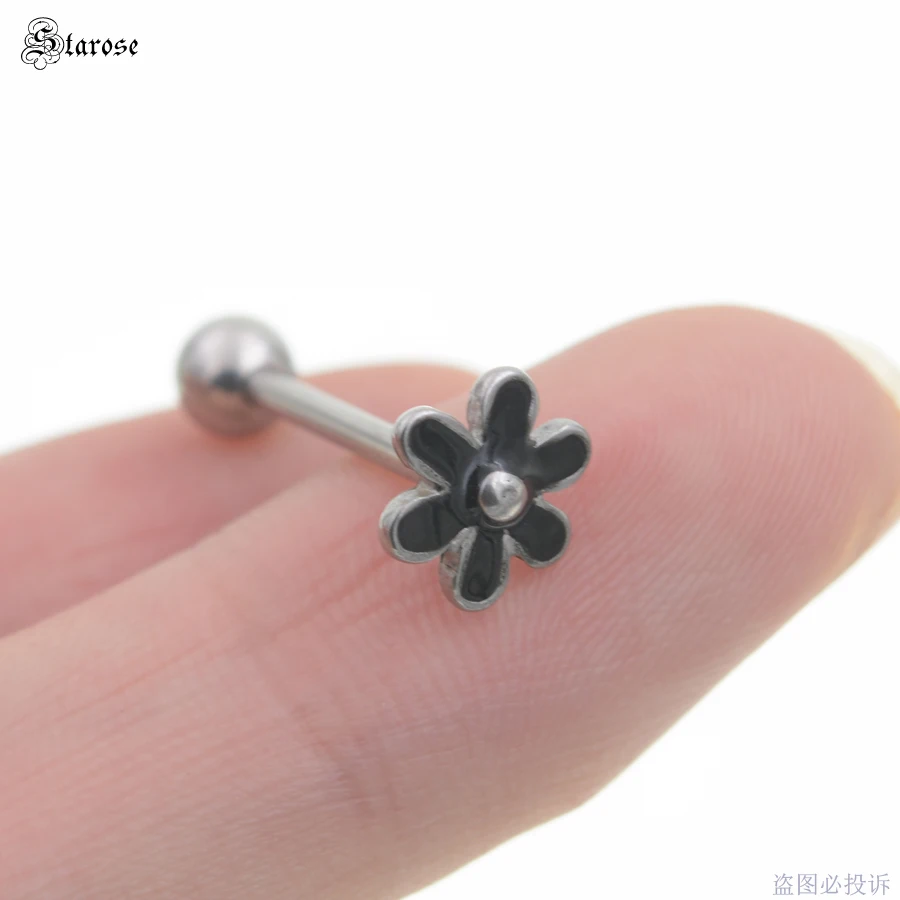 Starbeauty 1 шт., кольца для пирсинга языка, пирсинга