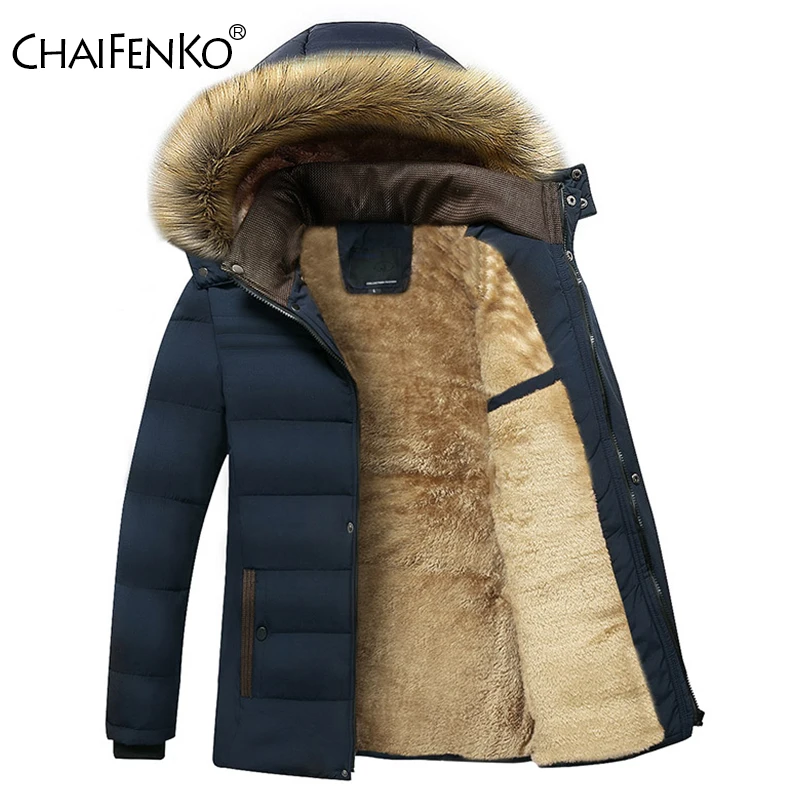 

Men's Winter New Casual Classic Warm Thickened Fleece Coat Jacket Jacket Men's Autumn Fashion Pocket Windproof Parka Men's Large