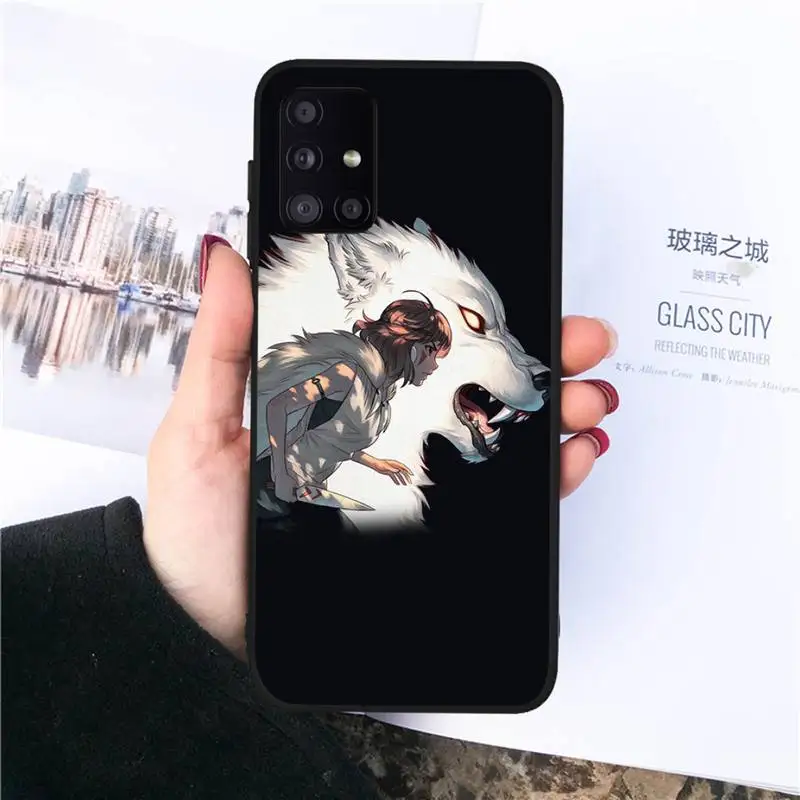 

Anime Princess Mononoke Phone Case For Samsung S6 S7 edge S8 S9 S10 e plus A10 A50 A70 note8 J7 2017