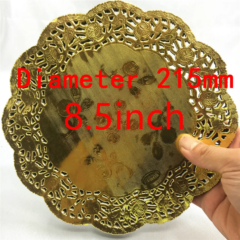 20pcs 8.5inch 9color Gold Pink Blue Red Round Diameter 215mm Paper Lace Doilies Placemat for Christmas Wedding Party Decoration | Дом и сад