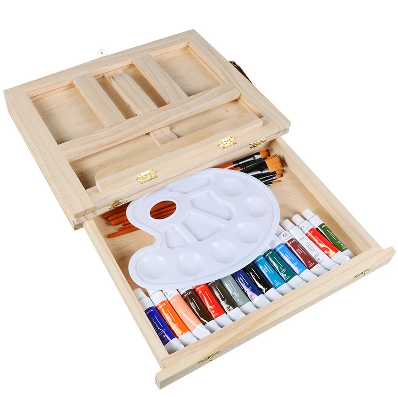 Складной мольберт Портативный Миниатюрный Настольный многофункциональный для