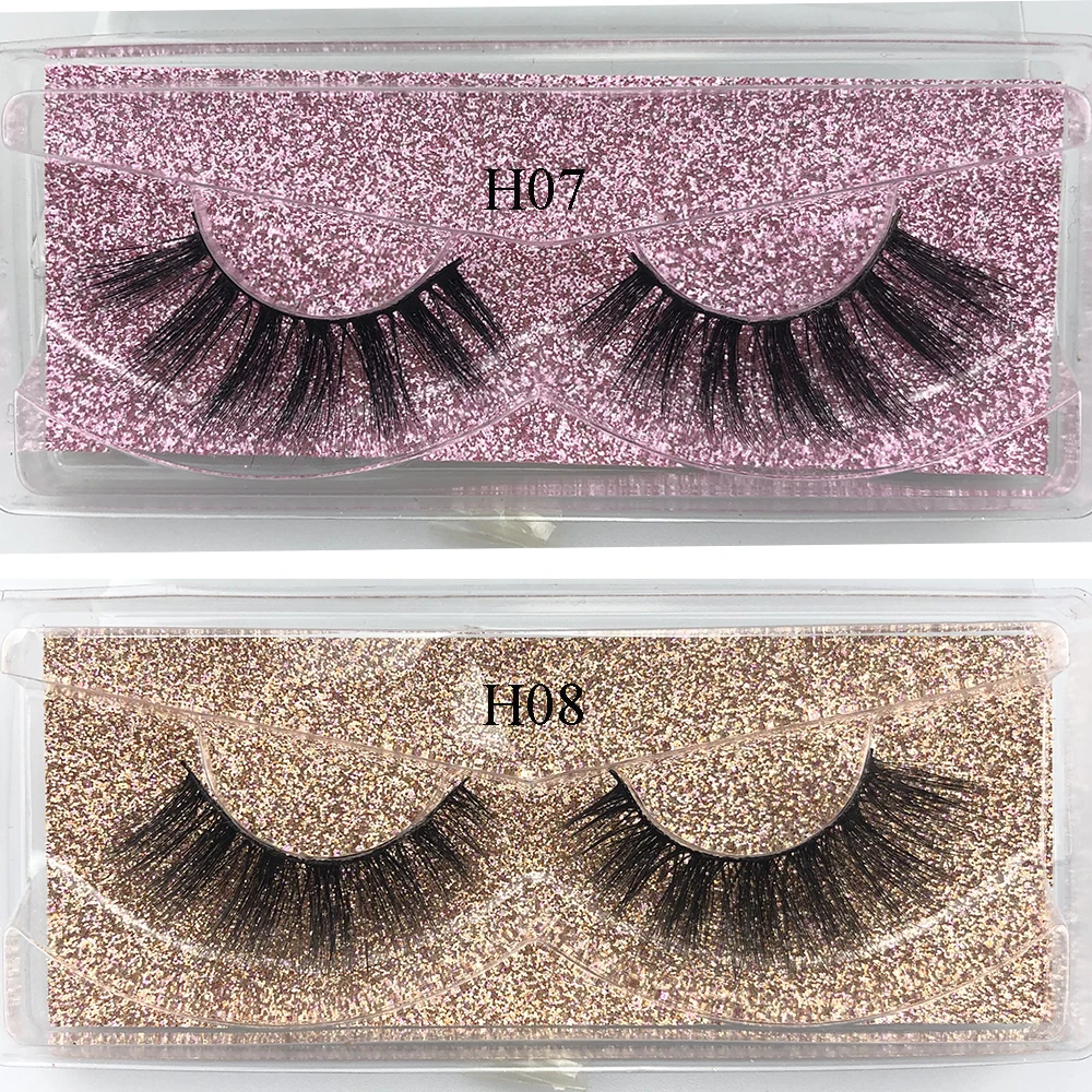 Ресницы натуральные длинные 3d норковые для наращивания 10/20/30/50/100 пар | Красота и