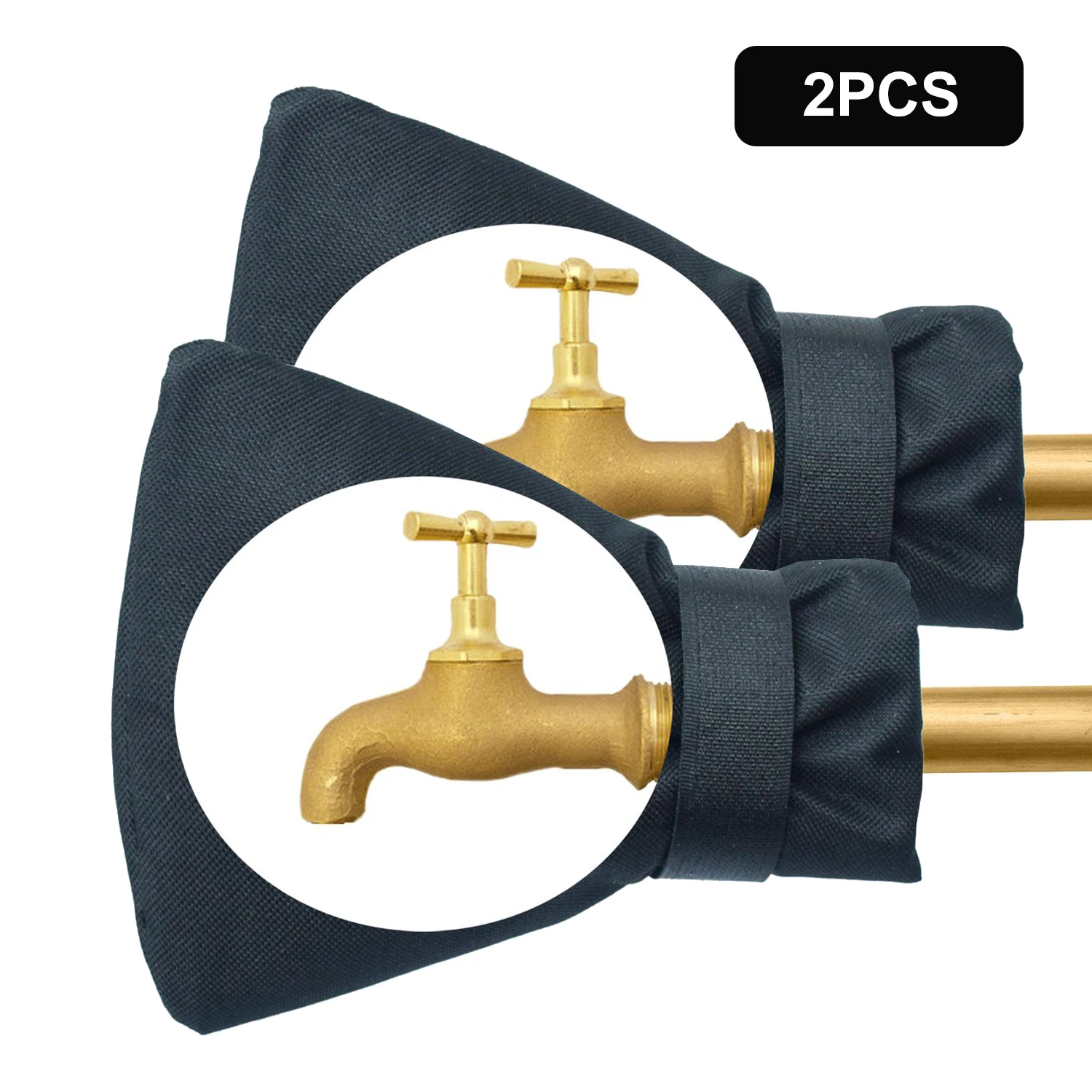 Уличные Чехлы для смесителей зимы 2 шт. наружные садовые носки защиты от