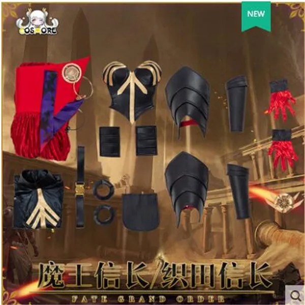 

Fate/Grand Orde FGO Berserker Oda Nobunaga Women Black Tight Jumpsuit Halloween Christmas cosplay costume