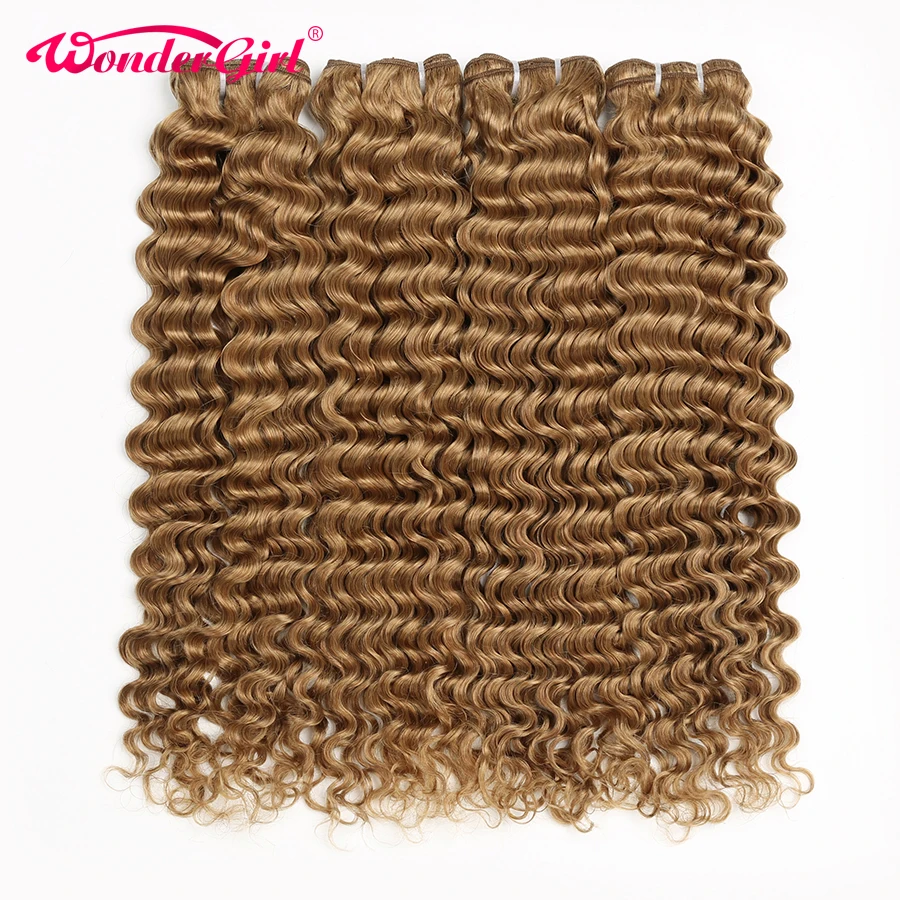 Чудо девушка #27 медовая блондинка бразильские волнистые пучки 100% Реми