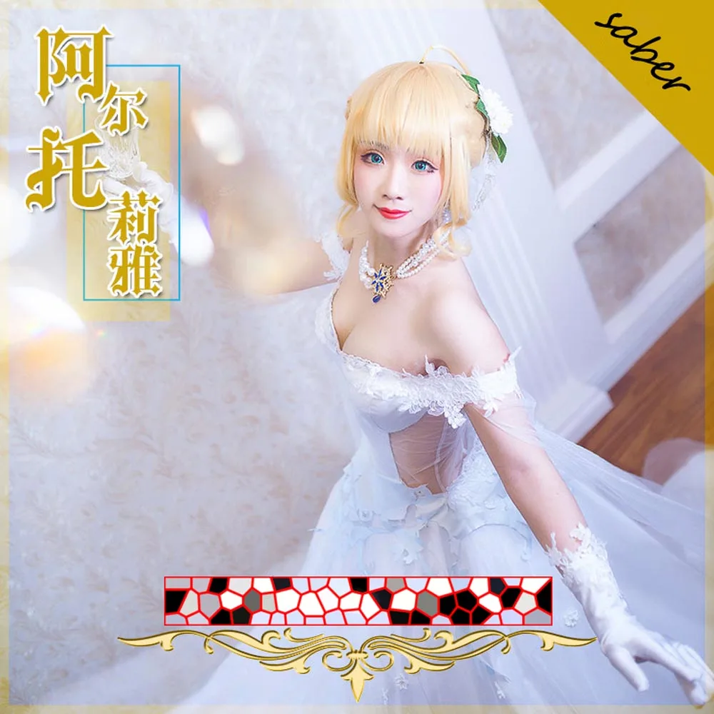 XCJLW костюм для косплея альтер-саблей Fate Stay Night Аниме Arturia Saber женский косплей Zero