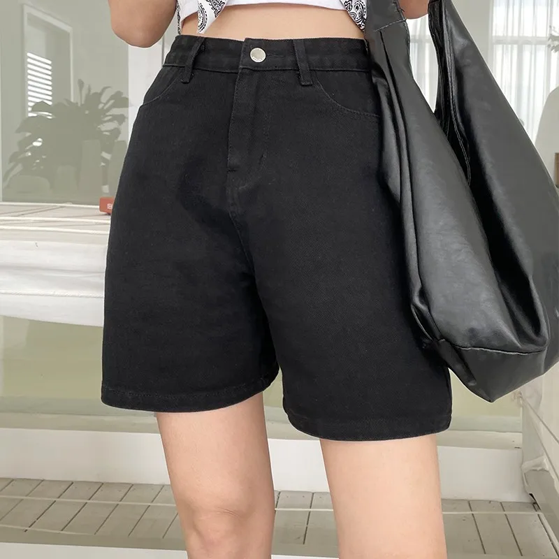 Свободные однотонные джинсовые шорты glodtaos женские летние повседневные Мягкие
