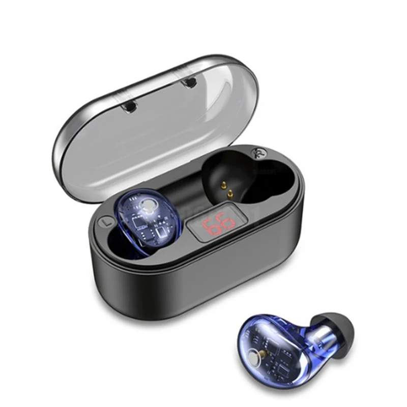 LYMOC X7 всплывающая прозрачная гарнитура Bluetooth 5 0 наушники сенсорная подсветка
