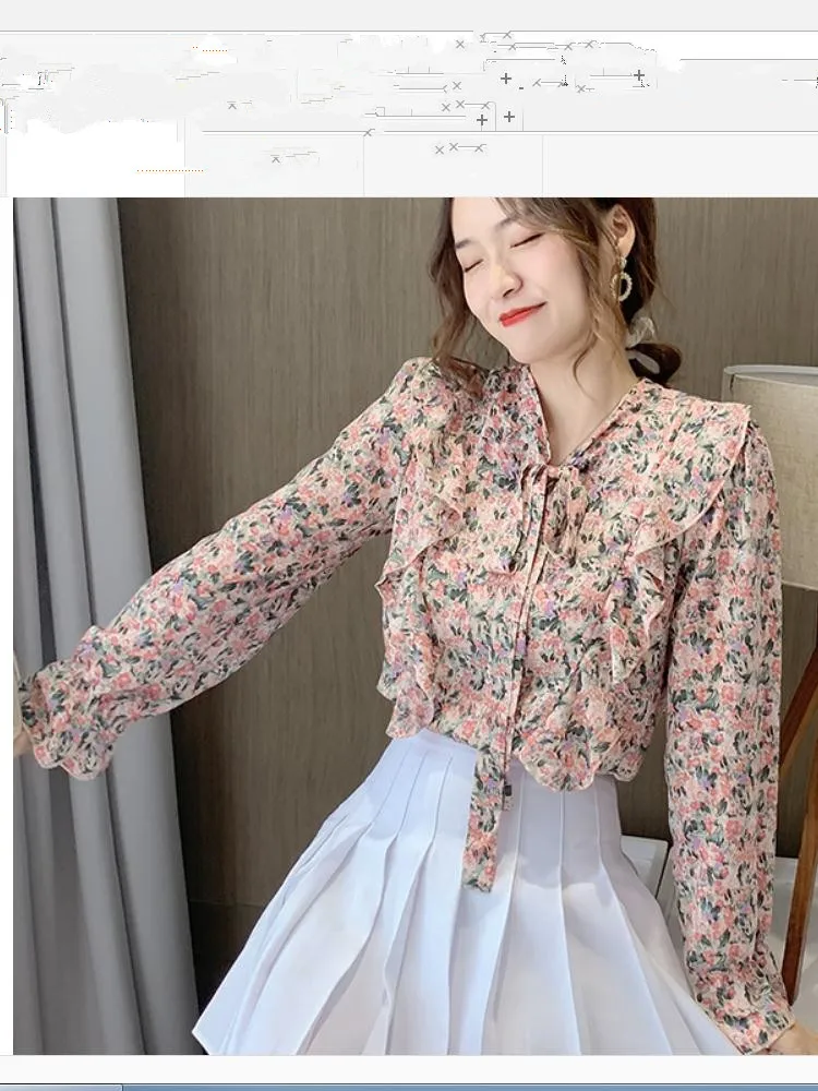 

2021 spring and autumn Summer with New style fashion Long sleeve Women's shirt