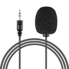 Портативный внешний проводной мини-микрофон 3,5 мм с креплением на воротник, петличный микрофон для ПК, ноутбука, колонка