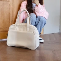 large capacity women business trip shoulder bags new fashion design ladies handbags pu leather female simple daily casual tote