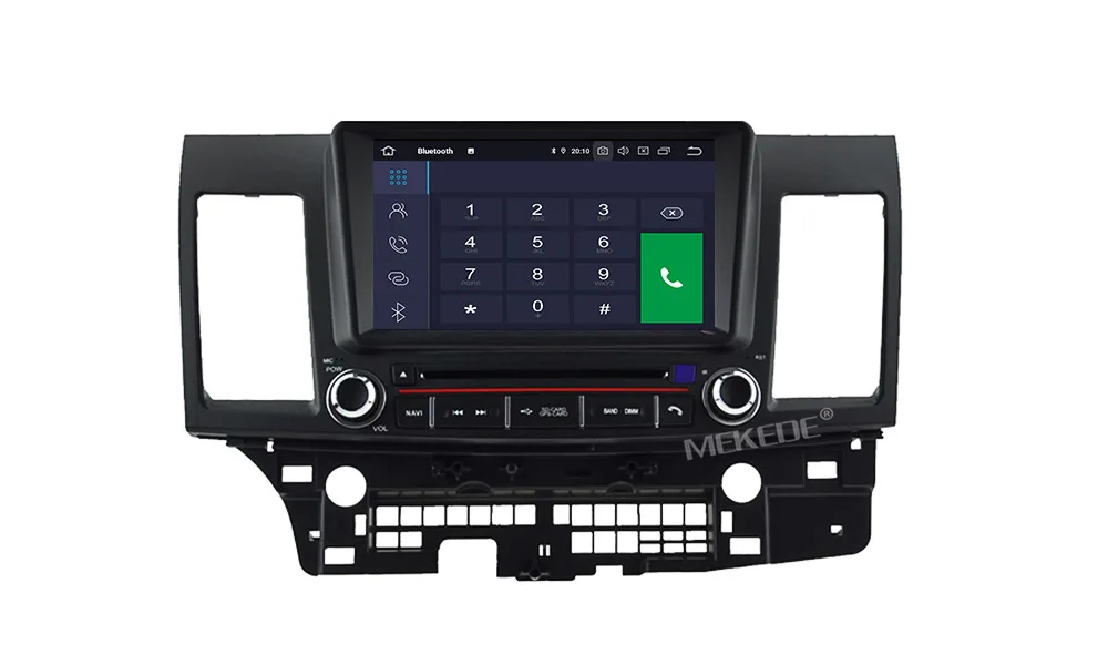 MEKEDE 4G ram для Mitsubishi Lancer 10 CY 2007-2012 автомобильный Радио Мультимедиа Видео плеер навигация gps Android 9,0 2din 2 din dvd