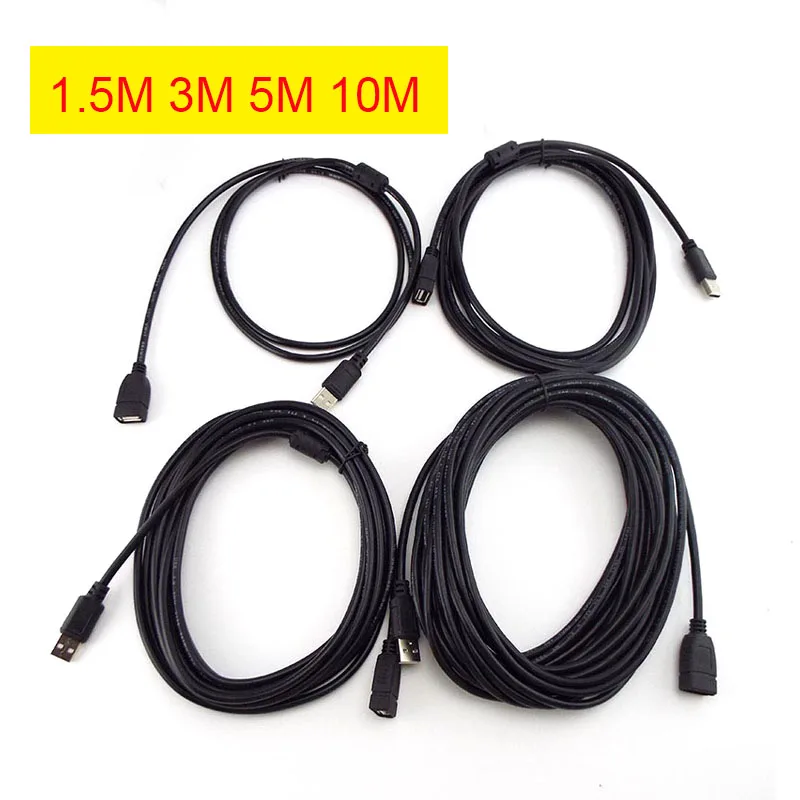 1 5 м 3 10 USB кабель штырь гнездо 2 0 A/F УДЛИНИТЕЛЬ шнур провод высокоскоростной для