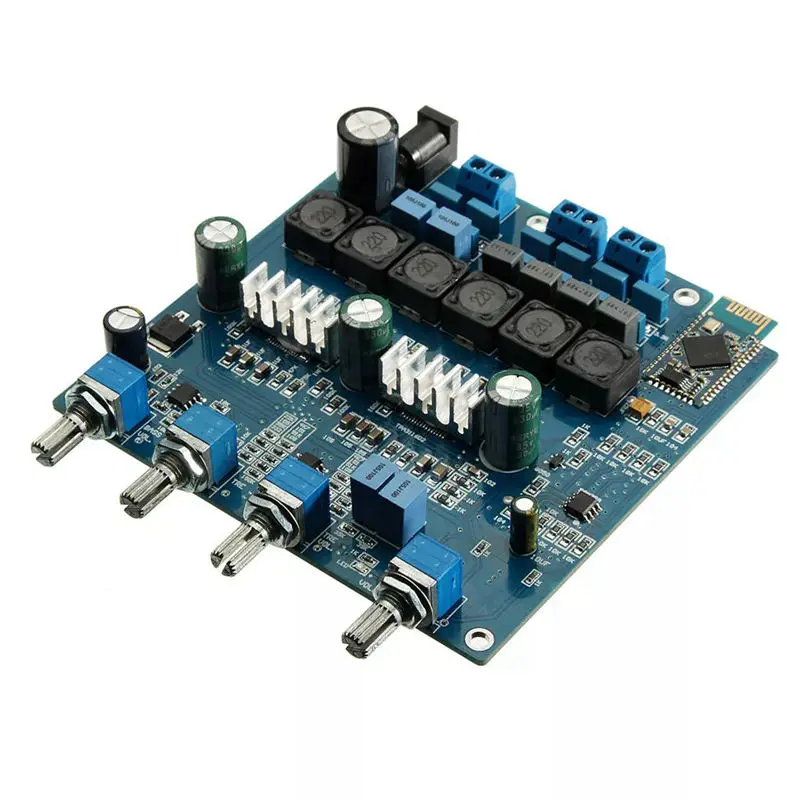Top Tpa3116 2.1 50Wx2+100W Bluetooth Csr4.0 Class D Power Amplifier With Acrylic Case | Электроника